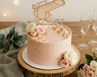Personalized stag/hen party cake topper with name of your choice, Same Penis Forever, hen party decoration, stag/hen party, wood, cake topper, cake, decoration, personalized