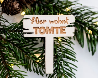 Imp sign personalized with your desired name from the gnome accessories for the gnome door