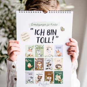 Affirmationen, Ermutigungen für Kinder als immerwährender Kalender