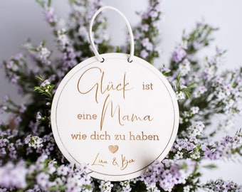 personalized wooden sign for Mother's Day for mom, wood sign, thank you mom, gift idea, best mom / mom