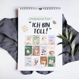 Affirmationen, Ermutigungen für Kinder als immerwährender Kalender