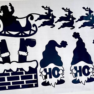 Christmas Element Window Clings