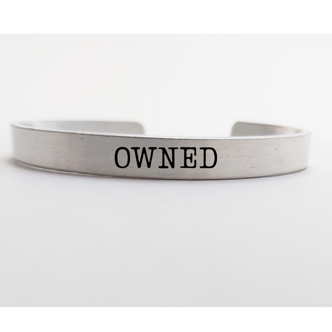 Relationship Status Outside Cuff Bracelet, Choose Your Word, Subtle