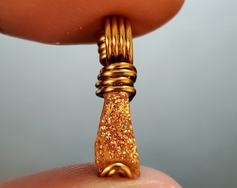 TOP QUALITY Flashy Sunstone Pendant! || 100% Raw & Natural || Gem Quality || Sparkly Multi Flake Rainbow Confetti