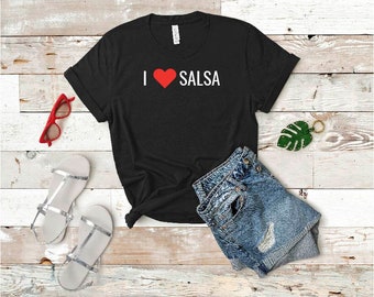 Me encanta la camisa de salsa