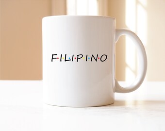 Filipino taza, regalo filipino, regalo de Pilipino, taza de Pilipino, Filipinas