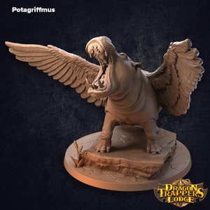 Potagriffmus - Dragon Trappers Lodge D&D RPG Miniatures (Dungeons and Dragons, Pathfinder, Wargaming, Tabletop Games)