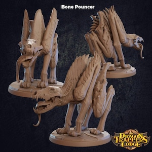 Bone Pouncer - Dragon Trappers Lodge D&D RPG Miniatures (Dungeons and Dragons, Pathfinder, Wargaming, Tabletop Games)