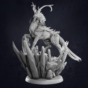 Kirin Celestial Quadruped D&D RPG Miniature Dragon Trappers Lodge (Dungeons and Dragons, Pathfinder, Wargaming, Tabletop Games)