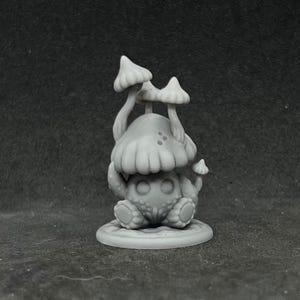 Baby Mushroom Myconid D&D RPG Miniature - La Louve 3D (Dungeons and Dragons, Pathfinder, Wargaming, Tabletop Games)