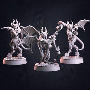 Fiendish Succubus - D&D RPG Miniature Cast N Play (Dungeons and Dragons, Pathfinder, Wargaming, Tabletop Games)