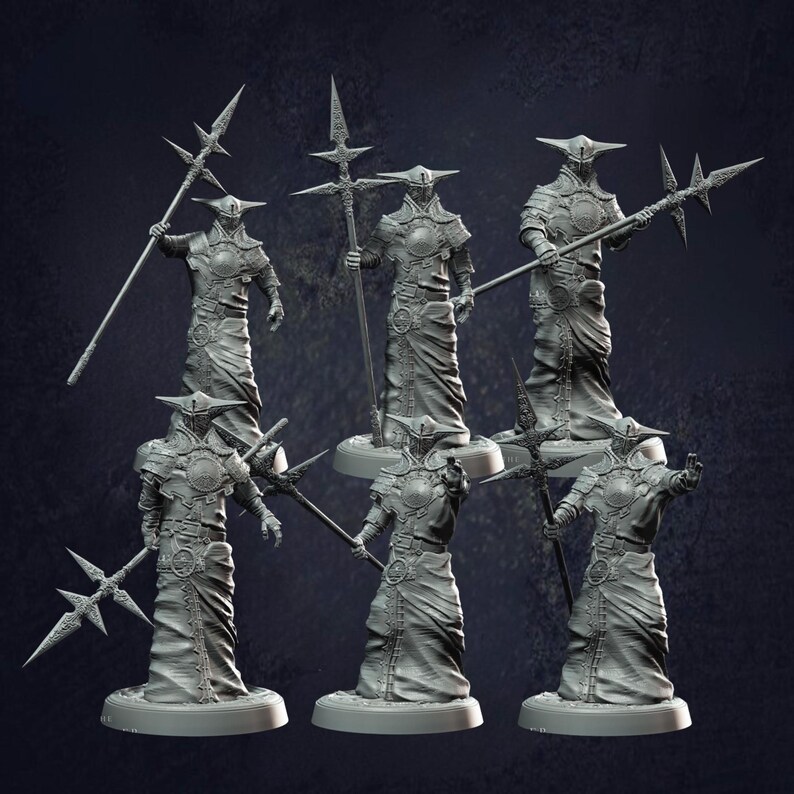 Alaric the Fallen Crusader Grimdark Mini - D&D RPG Miniature Monolith ...