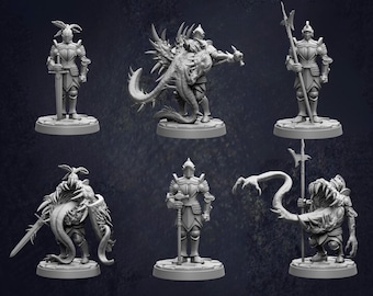 Ridderharnas dat D&D RPG-miniatuur Dragon Trappers Lodge nabootst (Dungeons and Dragons, Pathfinder, Wargaming, Tabletop Games)