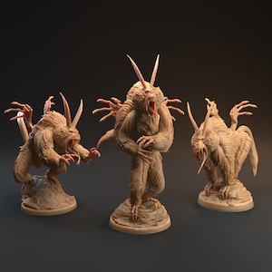 Baboons - Dragon Trappers Lodge D&D RPG Miniatures (Dungeons and Dragons, Pathfinder, Wargaming, Tabletop Games)