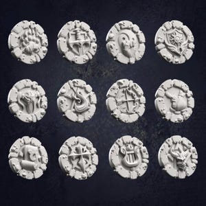 Class Tokens - Cast N Play D&D RPG Miniatures: Mire Volktoads (Dungeons and Dragons, Pathfinder, Tabletop Games)