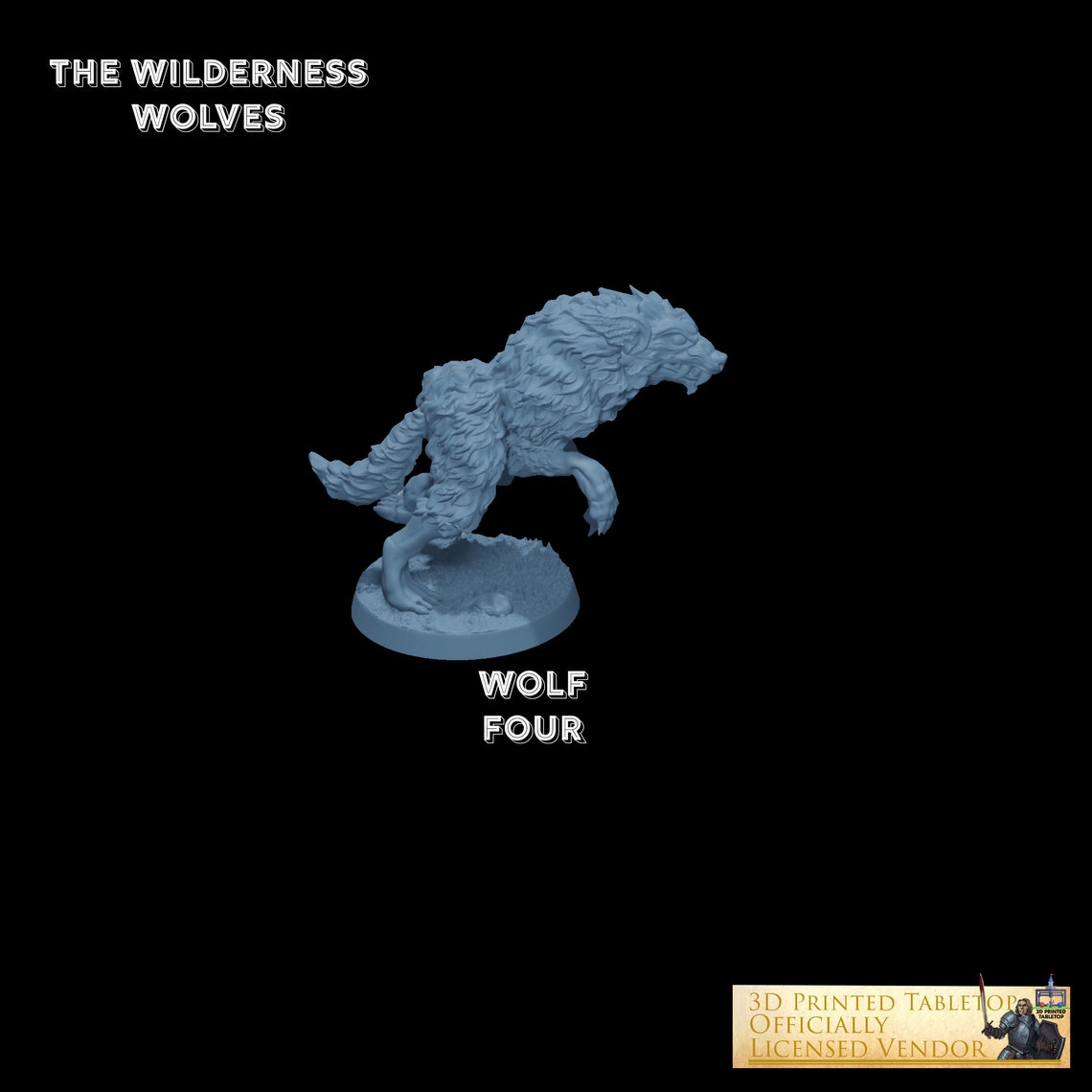 Wolves 25mm Base DnD RPG Miniature Wolves The Wilderness Etsy