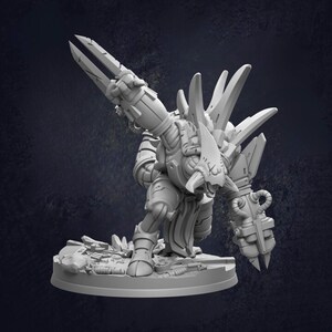 Alien Commander Sci-Fi RPG Miniature –  Ugnix Kinkalis Alien Leader for Tabletop Wargaming, D&D, Starfinder