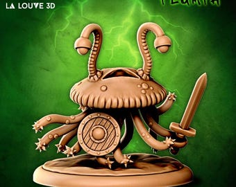 Flumph - D&D RPG Miniature - La Louve 3D (Dungeons and Dragons, Pathfinder, Wargaming, Tabletop Games)