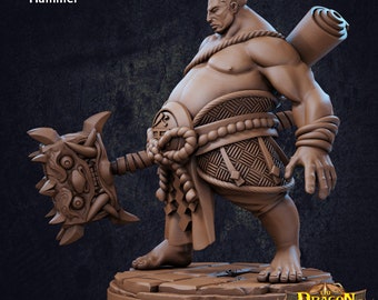 Takuma Sumo Wrestler - Dragon Trappers Lodge D&D RPG Miniatures (Dungeons and Dragons, Pathfinder, Wargaming, Tabletop Games)