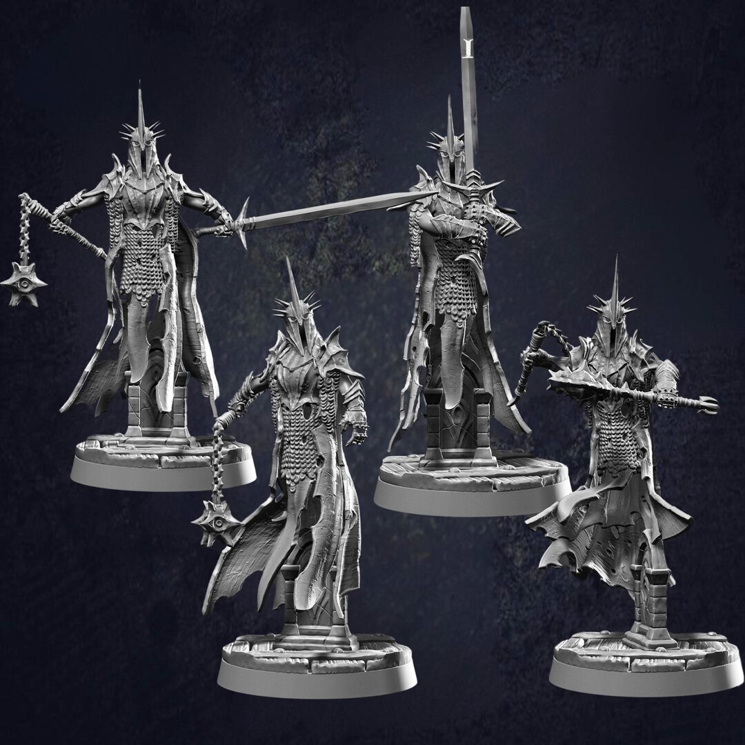 Lurking Spirit Lich Miniature – Grimdark D&D RPG Model - Etsy