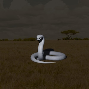 Snake D&D RPG Miniatures MZ4250 (Dungeons and Dragons, Pathfinder, Wargaming, Tabletop Games)