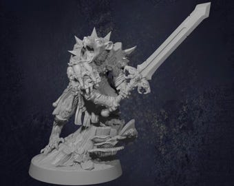 ネズミの王スカーン D&D RPG ミニチュア ドラゴン トラッパーズ ロッジ (ダンジョンズ アンド ドラゴンズ、パスファインダー、ウォーゲーミング、テーブルトップ ゲーム)