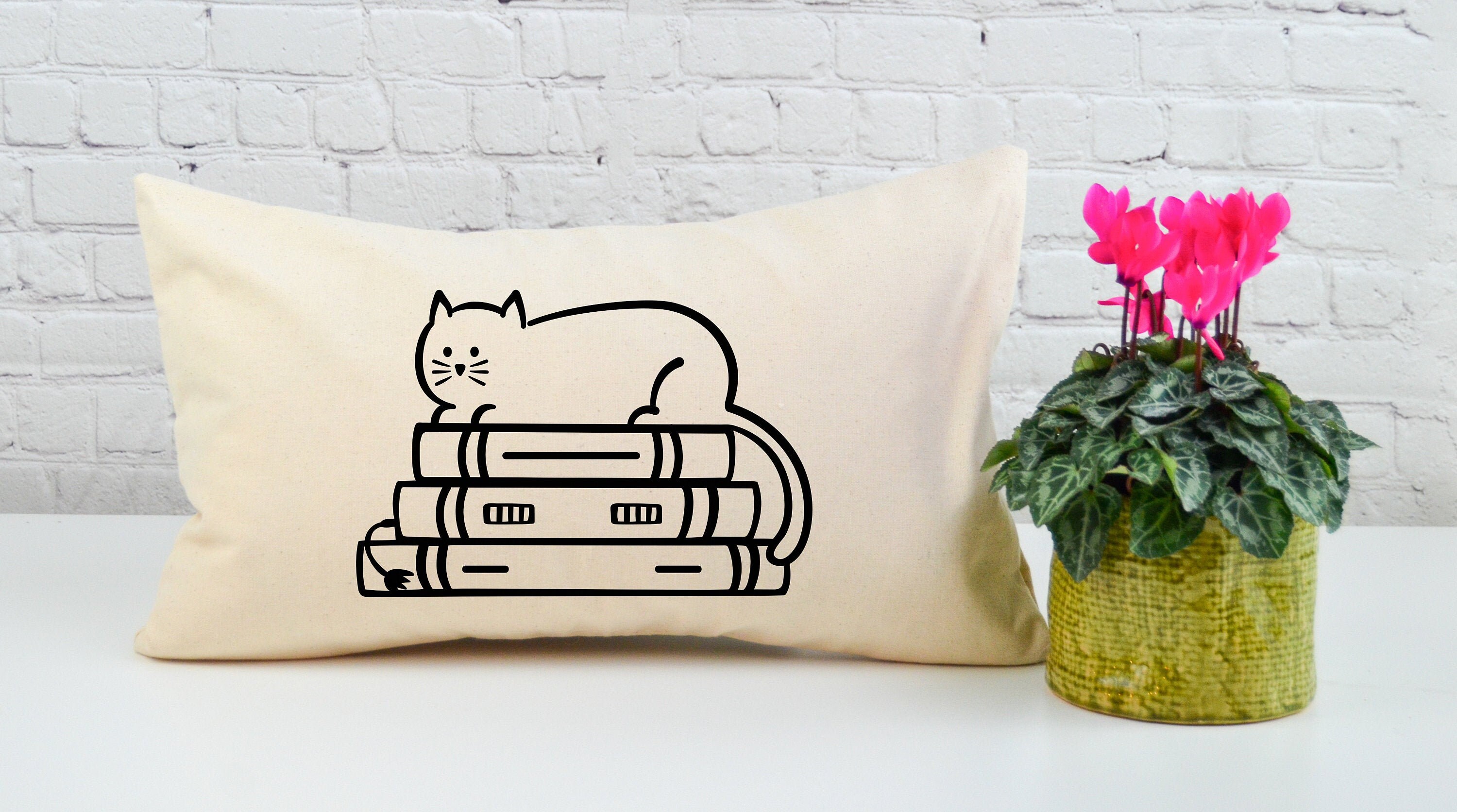 Pillow Cover Book Lovers Pillow Cover Gift for Reader Home Etsy