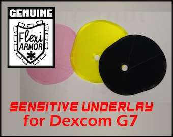 Subcamada sensível FlexiArmor para Dexcom G7 - Reutilizável