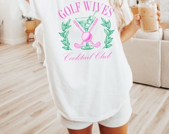 Golf Wives Club Tee, Golfen, Frauen Club, Social Club, Trendy Tee