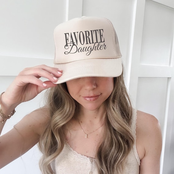 Favorite Daughter Trucker Hat | Foam Mesh Hat | Cute Daughter Gift | Trendy Mom Daughter Hat