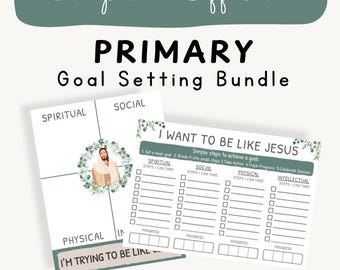 Valiant Activities, Primary Goals Worksheet, Children and Youth Program ...