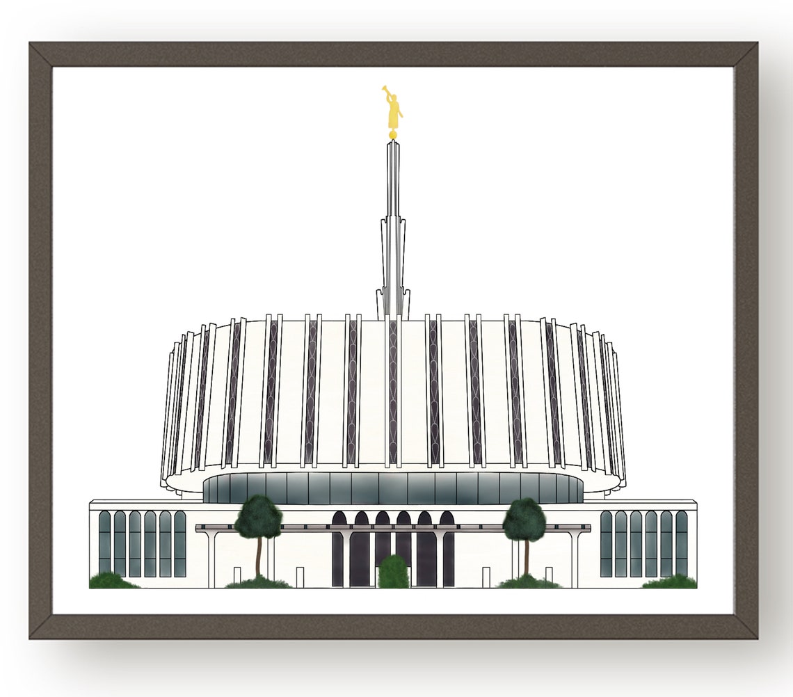 Original Ogden Temple Print Ogden Temple Wall Art Old Ogden - Etsy