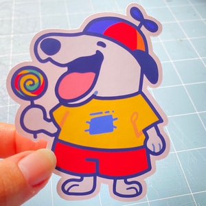 Etiqueta do meme do cão adesivo | Etiqueta grelhada engraçada do meme do fã do queijo de <br> Crie Seu Próprio Produto! Weirdcore e kidcore de <br> Crie Seu Próprio Produto! adesivo fosco ou holográfico de alta qualidade
