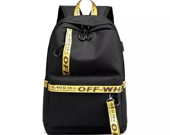 off white pink backpack