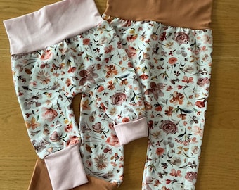 Adjustable trousers "Wildflowers"