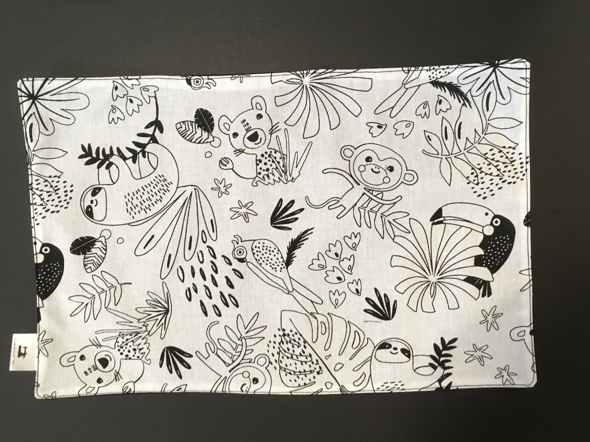 Jungle, Sloth & Co. Coloring Placemat