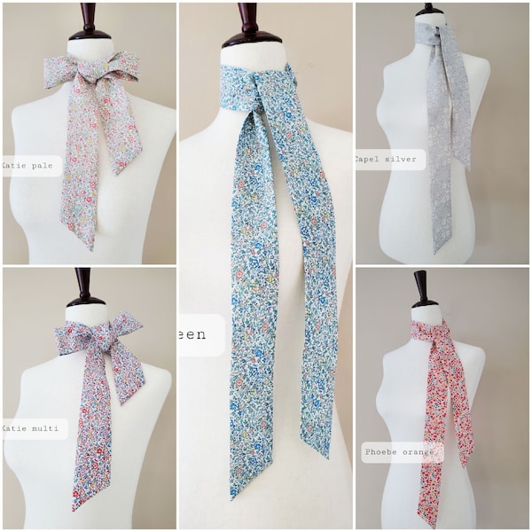 Skinny scarves / Neck tie / Liberty of London Tana Lawn