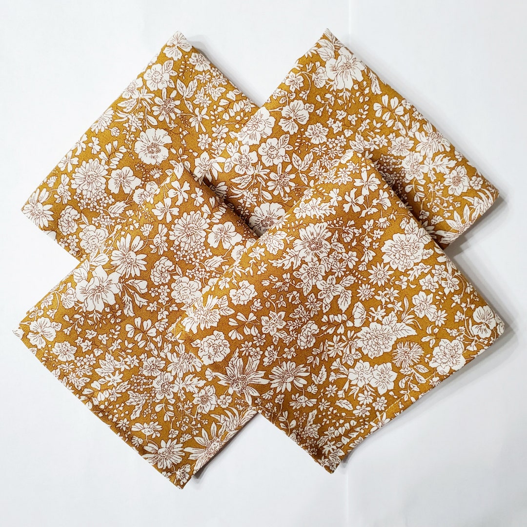 SET of 2 / Liberty Napkins / 100 Cotton / Wash and Reuse