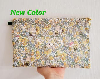 Stoffentasje Liberty London: make-uptasje met bloemenprint
