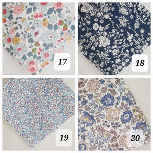 Liberty of London Schlafmaske / Tana Lawn Baumwolle 100% / Handgefertigt / Leichtgewicht / Seidenartiger Griff Bild 8