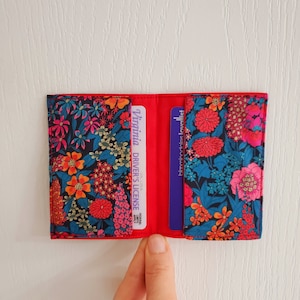Funda Liberty Card / Bolsa de tarjeta / Liberty Tana Lawn / bonita bolsa de impresión