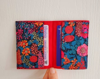 Liberty Card case / Card pouch / Liberty Tana Lawn / mooie print pouch
