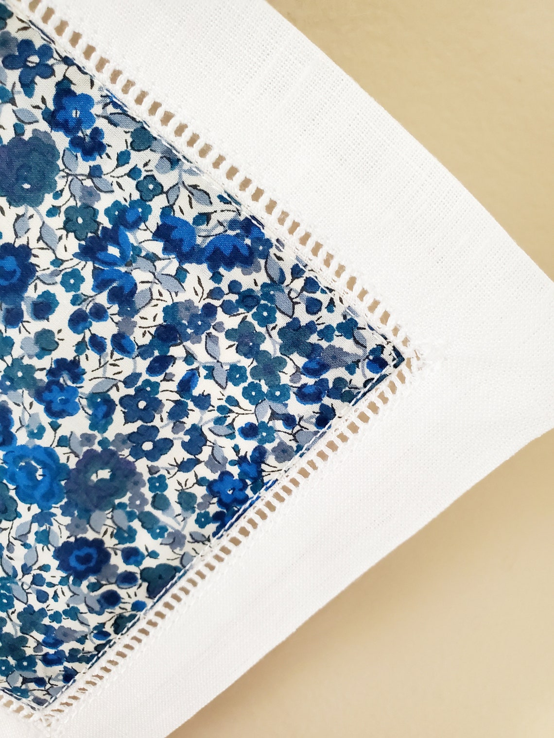 Liberty Cocktail Napkins Linen Cloth Napkin Coasters Etsy