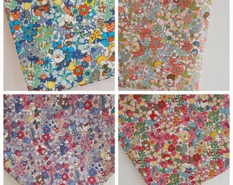 4pc / 10" x 10" Liberty Scraps / Liberty Tana Lawn 10"x10" Charms pack différentes impressions -I