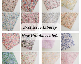 Liberty Handkerchiefs <SET of 2>, Liberty Fabric Hankies / Exclusive Liberty