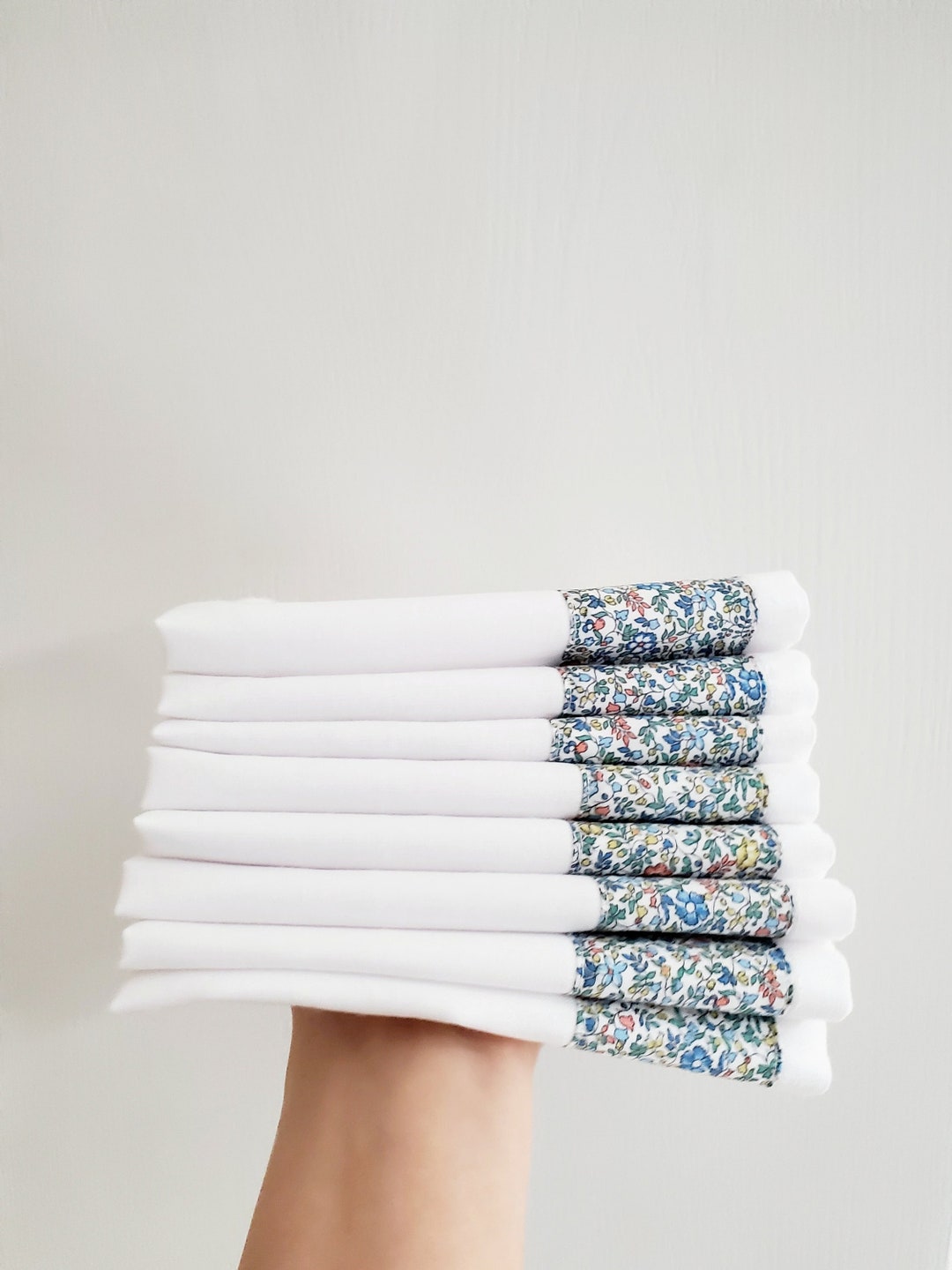 Set of 2 / 12 X 12 Liberty Napkins / Liberty Tana Lawn Patchwork Small