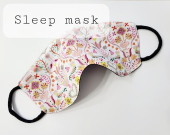 Exclusive Liberty of London Sleep Mask / Tana Lawn Cotton 100% / Handmade / Lightweight / Silk-like Touch
