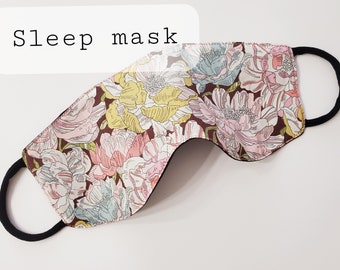 Exclusive Liberty of London Sleep Mask / Tana Lawn Cotton 100% / Handmade / Lightweight / Silk-like Touch