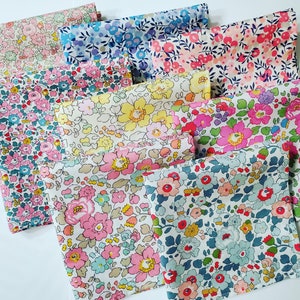 Liberty Handkerchiefs <SET of 2>, Liberty Fabric Hankies / Wedding Gift