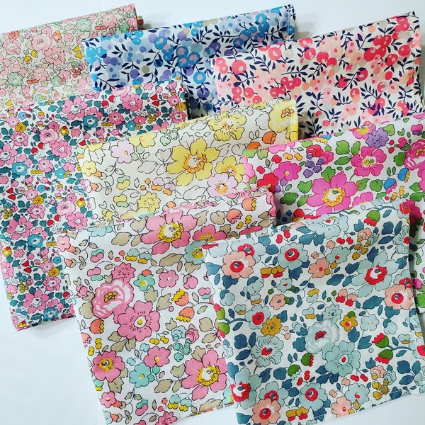 Mouchoirs Liberty <LOT de 2>, Mouchoirs en tissu Liberty